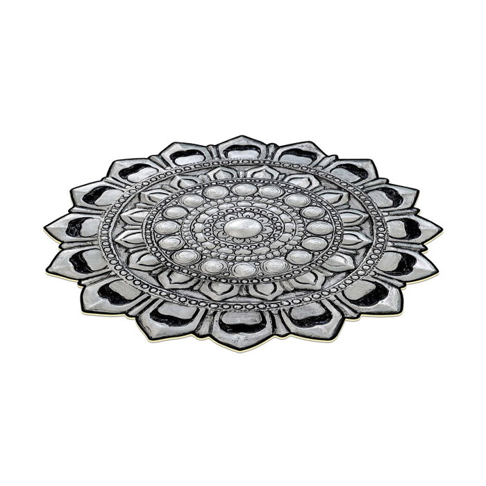 Conceptum Eugene V3 - 4662 - 1 Alfombra Plateada 80x80 cm Conceptum Eugene V3 - 4662 - 1 Alfombra Plateada 80x80 cm